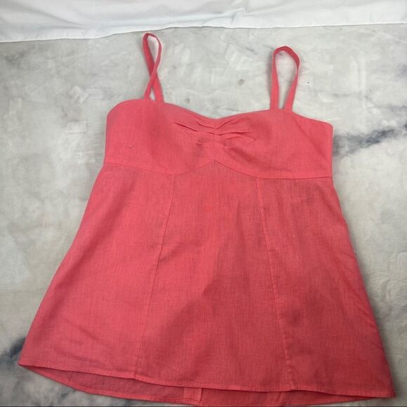 Patagonia size 10  hemp /organic cotton blend spaghetti strap blouse - Picture 6 of 9